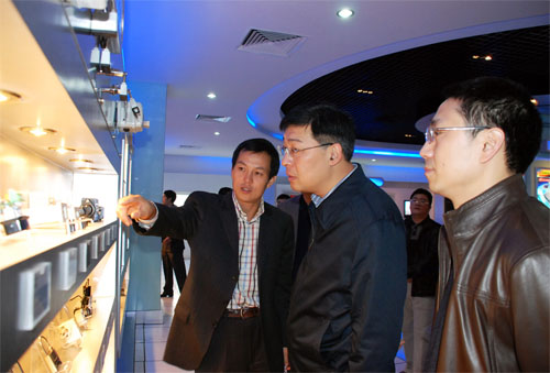 新年伊始 市領導蒞臨考察 勉勵公司做大做強